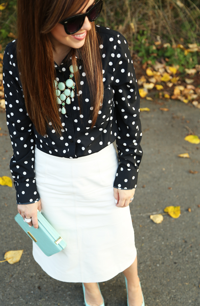 polished in polka dots