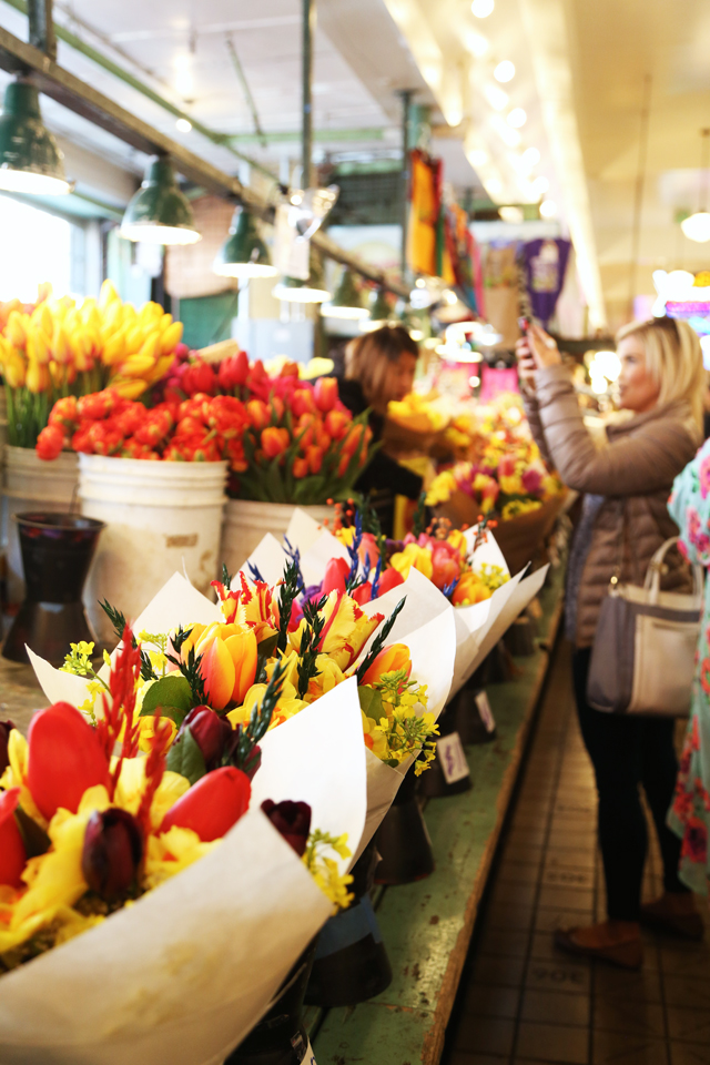 flowers at Pike Place