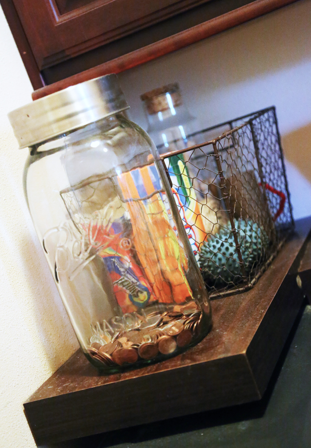 laundry room change jar