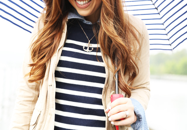 nautical sweater tan jacket