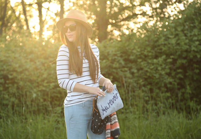 peach panama hat