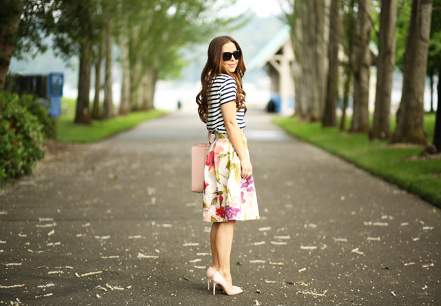 dreamy floral skirt