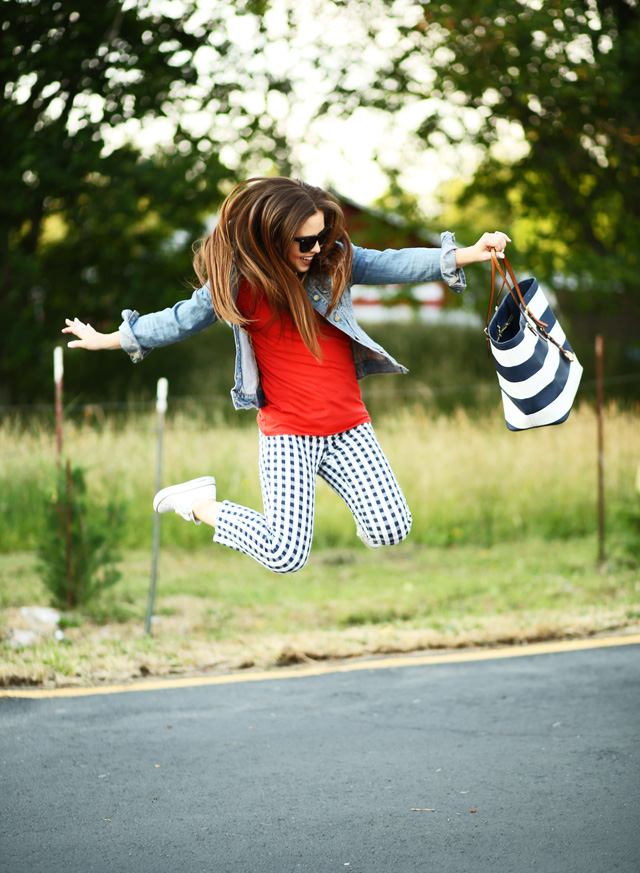 summer gingham