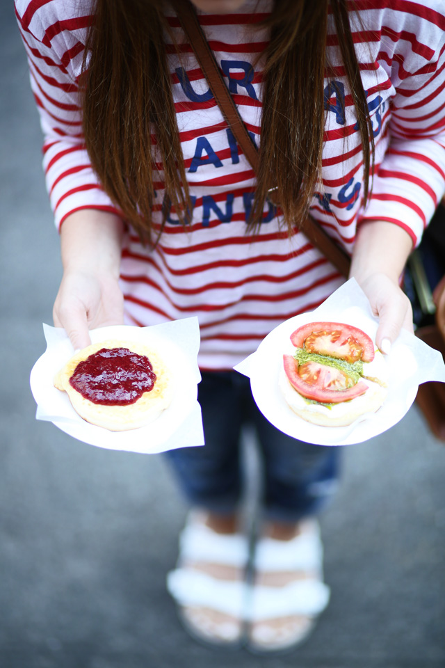 sweet and savory crumpets