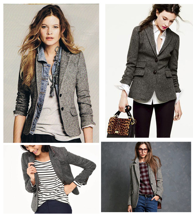 fall season staple- the tweed blazer