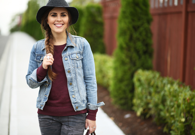 braid and a felt hat for fall