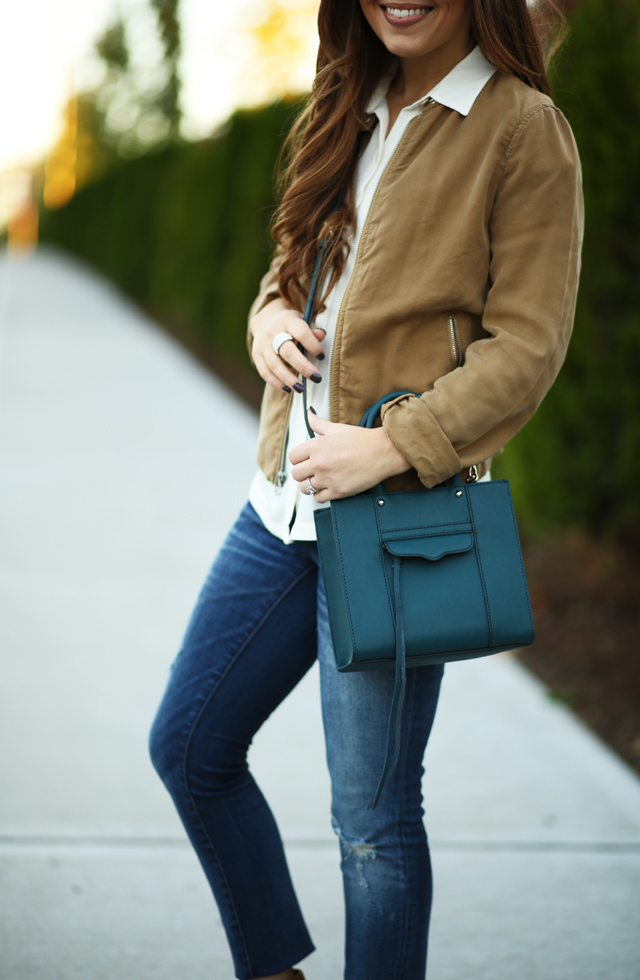 gap tencel jacket in caramel