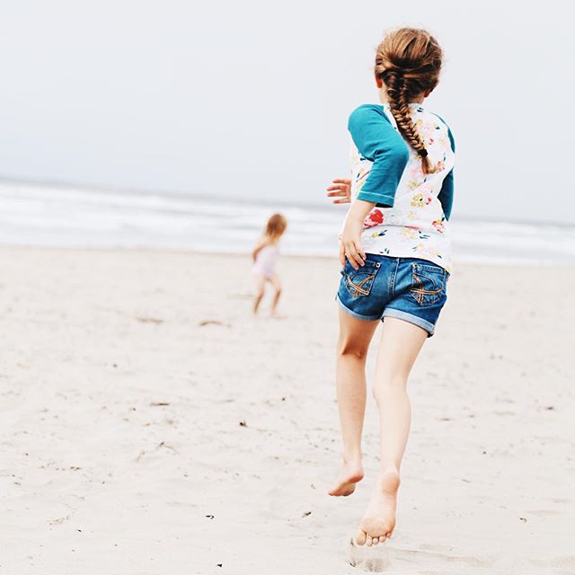 kids on the beach