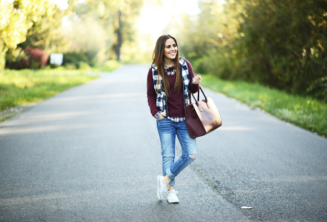 buffalo check jcrew vest plaid shirt