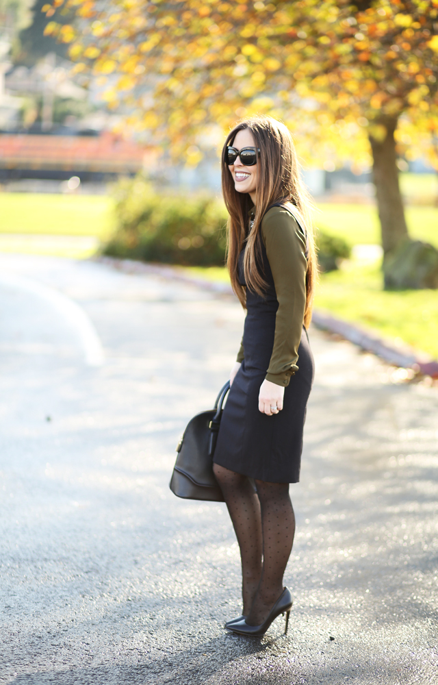 classic black dress