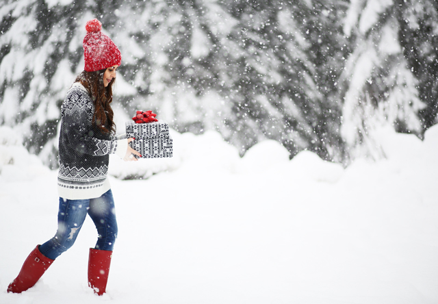 walking in a winter wonderland