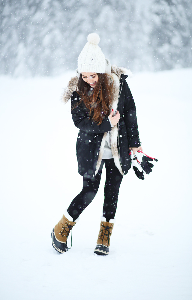 snow day outfit