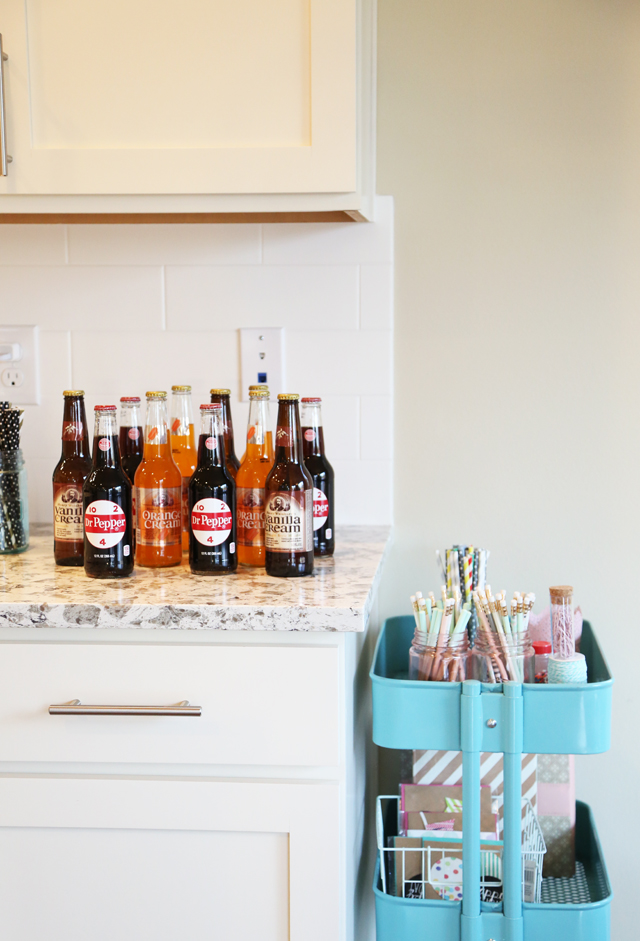 soda bar for a party