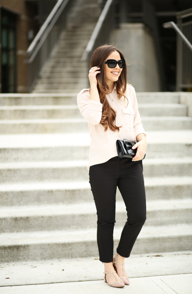 blush and black