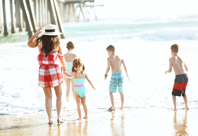 beach day with kids