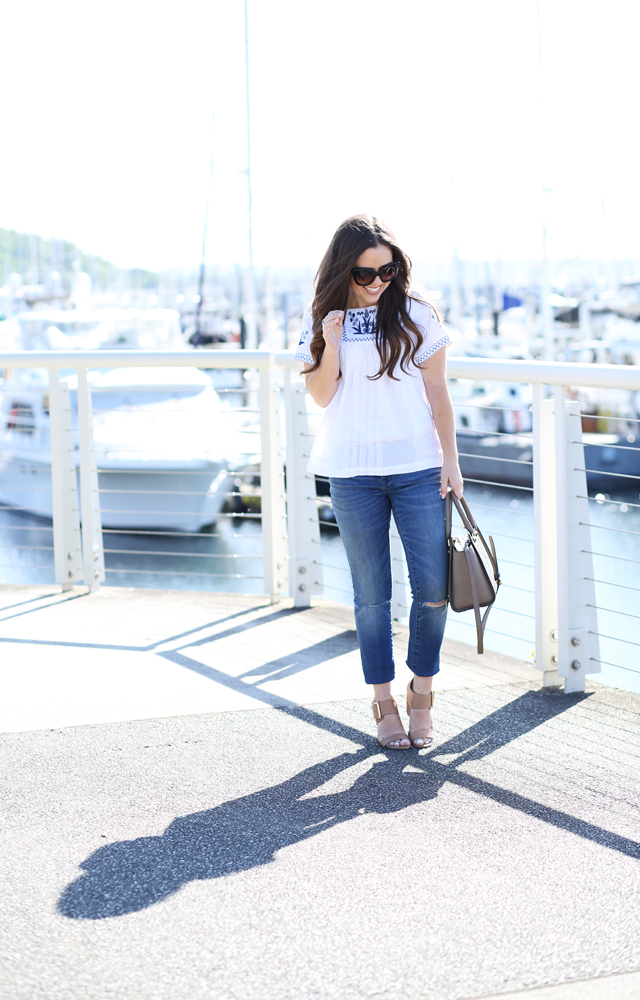 perfect peasant top skinny jeans