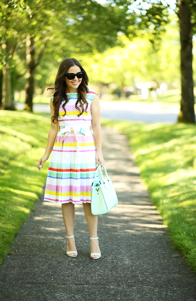 colorful kate spade summer dress