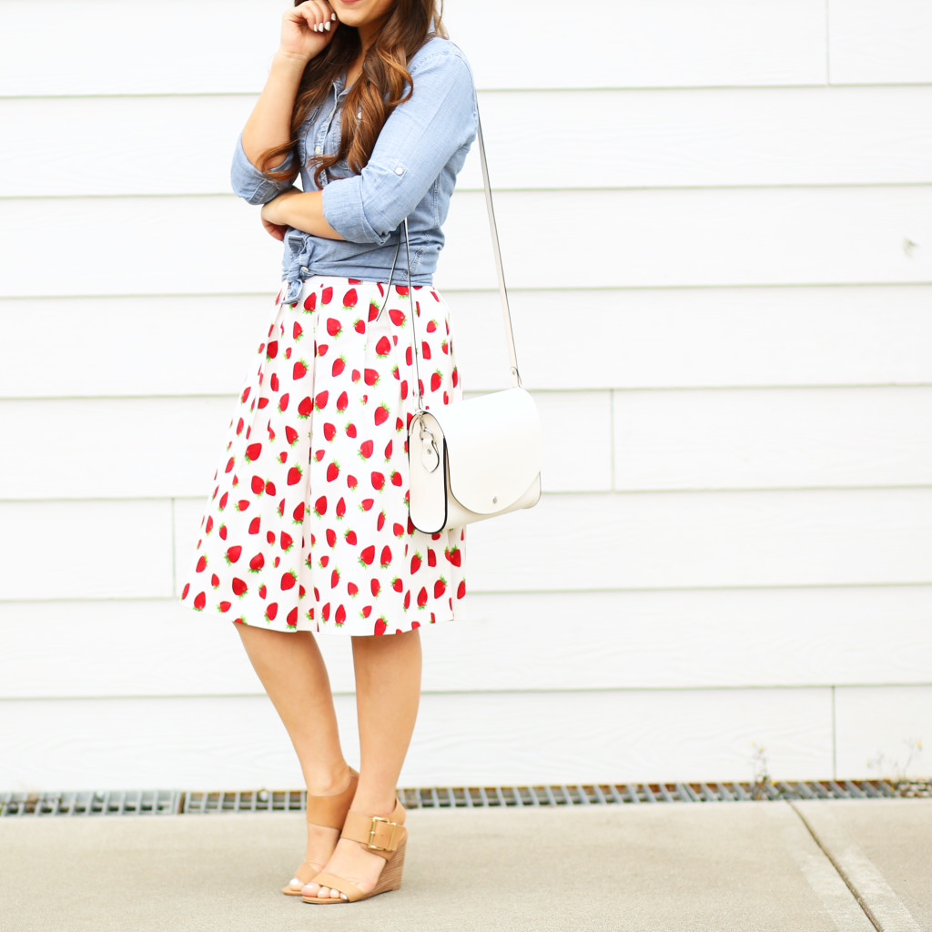 strawberry skirt