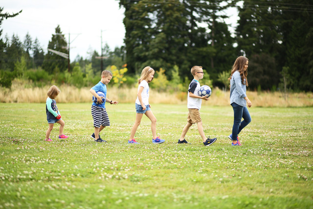 back to school shoes with kids