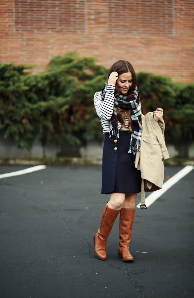 striped-shirt-plaid-scarf