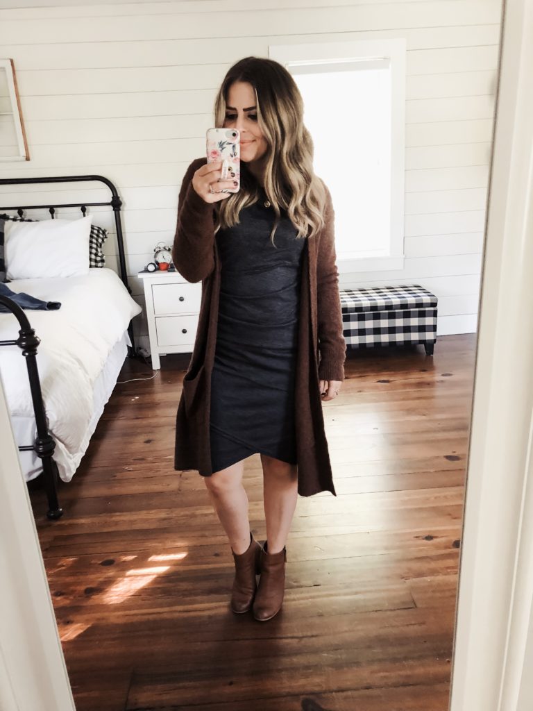 10 ways to style a casual fall dress 