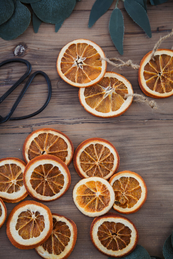 how to make dried orange slices