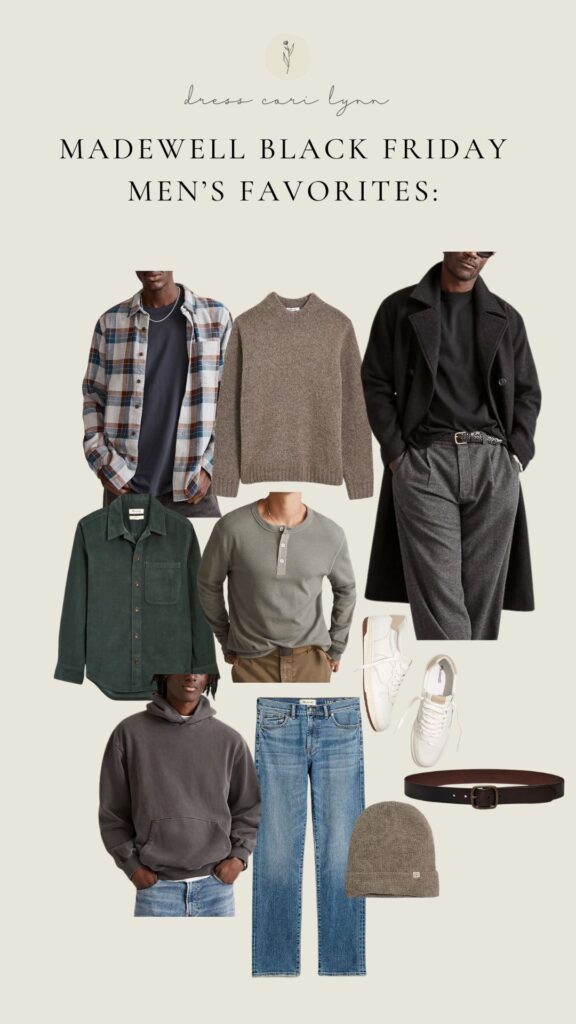 madewell Black Friday men's favorites
